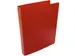 ringmap, voor ft A4, uit PP, 2 ringen van 25mm, rood