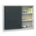 schuifdeurkast,HxBxD 1200x1500x500mm,RAL7035,front RAL7016