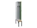 locker met bank,voor scheiding van kleding,HxBxD 2120x300x815mm,1vak