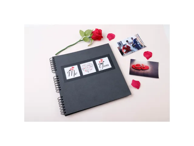 Fotoal Spir 60pZwrt 32x32cm ME&YOU Zwart