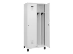 locker voor scheiding van kleding,HxBxD 1950x800x500mm,2vak
