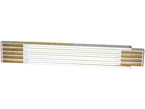 Duimstok Vouwmeter, 15 Mm X 2 M, Wit/Geel