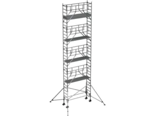 rolsteiger,werk H 10,5m,steiger H 9,65m,BxD 2500x750mm - 3