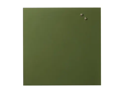 Glasmagneetbord Naga 45 x 45 cm Donkergroen