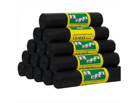 Vuilniszak Komo 60 liter grijs rol Voordeelbundel