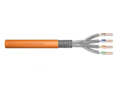 CAT 7 S-FTP installatiekabel 200 MHz Dca AWG 23/1 50m ring Sx Oranje