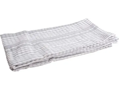 Handdoek 50x70cm gewafeld grijs, pak van 3 stuks