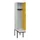 locker met bank,HxBxD 2120x400x815mm,1vak,vak B 400mm,cilinderslot