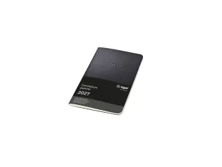 Maandagenda Conceptum A6 2027 (NL/FR/EN/DU) zwart Softcover - 2