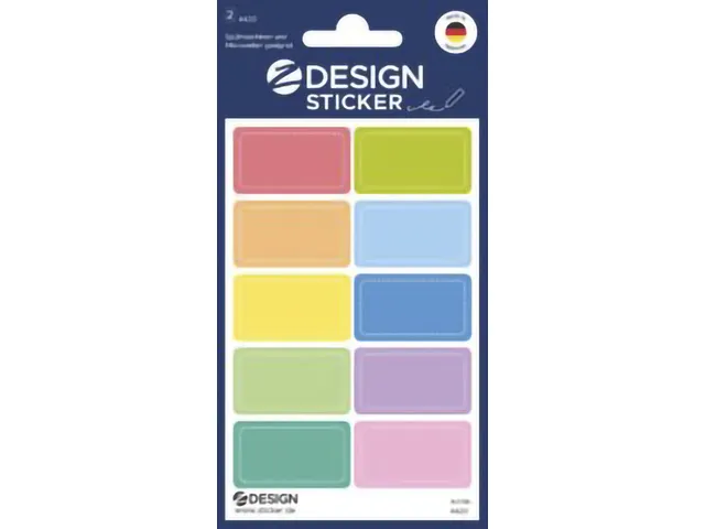 Foliesticker Z-design watervast, Kaders, pakje à 2 vel