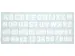 Gabarit Westcott chiffres et lettres hauteur 10mm. 148x65mm, Transpare