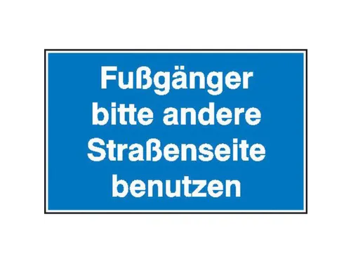 aanwijzingsbord,Voetgangers oversteken,aluminium gemerkt,gemoffeld