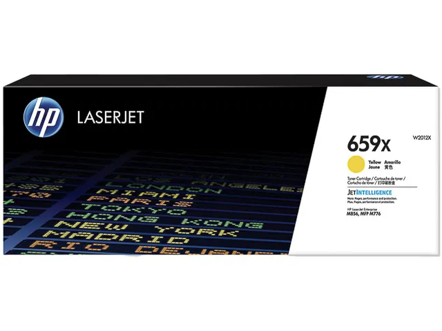 W2012X HP 659X CLJ cartridge yellow HC