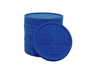 Consumptiemunt Combicraft blauw 750 stuks - 1
