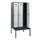 locker met bank,HxBxD 1950x900x815mm,3vak,vak B 300mm,draaigrendel