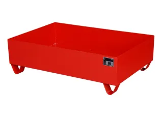 Systeem-Opvangbak 2x 200l Opvangvol. 224l 360x1200x800mm Ral 3000 - 1