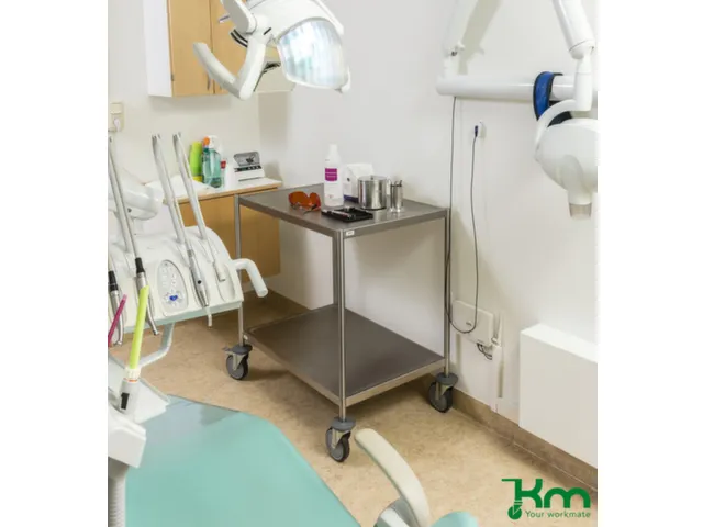 RVS etagewagen,draagverm. 200kg,2etage(s),laadvl. LxB 1050x550mm