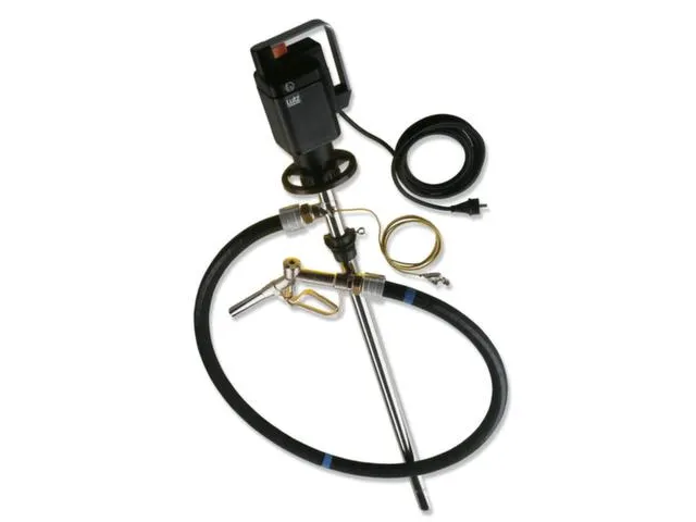 Vatpomp Set Oplosmiddelen Niro Dompeldiepte 1000mm Restlediging Slang