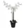 Kunstplant Mica Phalaenopsis orchidee wit in plastic pot 79x51cm