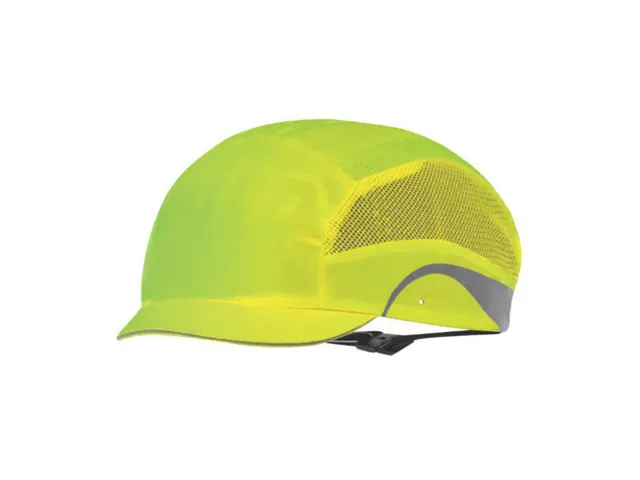 JSP Aerolite stootpet met microklep, fluo geel, per stuk