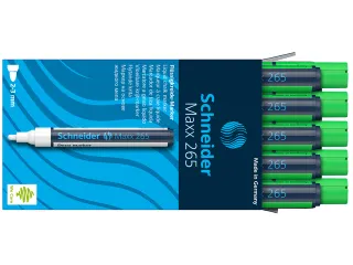 Krijtmarker Schneider Maxx 265 groen - 10