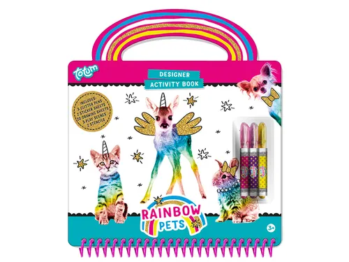 Activiteitenboek Totum Rainbow Pets designer