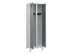 locker voor scheiding van kleding,HxBxD 1950x600x500mm,2vak