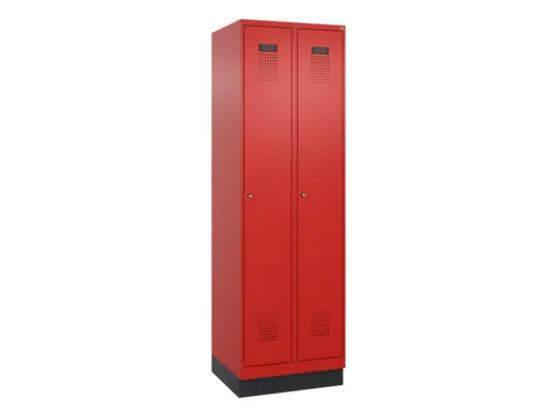locker voor scheiding van kleding,HxBxD 1950x600x500mm,2vak