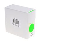Étiquette Rillprint 35mm rouleau de 500 pièces vert fluo