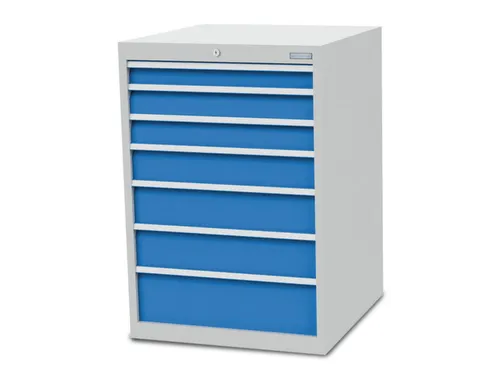 ladekast,HxBxD 1019x705x736mm,7lade(n),volledig uittrekbaar