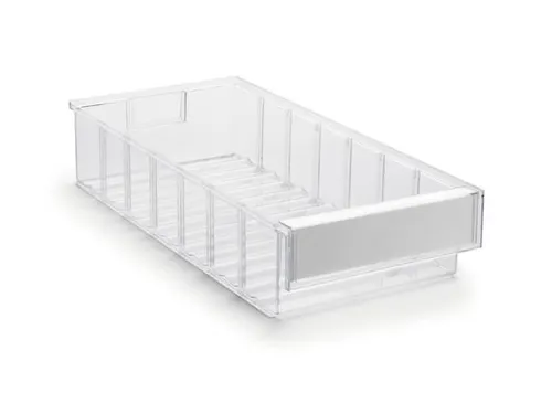 Transparante Assortimentsdoos Hxbxd 82x186x400mm Polystyreen