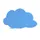 Whiteboard Rocada Skinshape Cloud 100x150cm blauw gelakt