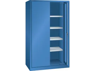zwaarlastkast met zwenkdeuren,HxBxD 1950x1146x690mm,lak RAL5019 - 2