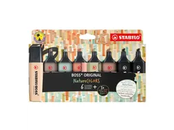 Markeerstift STABILO Boss 70/8 nature colors etui à 8 stuks