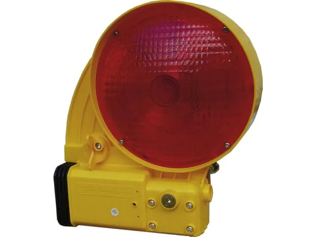 bakenlamp,LED,rood,HxBxD 290x200x85mm,m. schemerautomaat