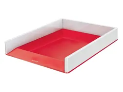 Brievenbak Leitz WOW A4 wit/rood