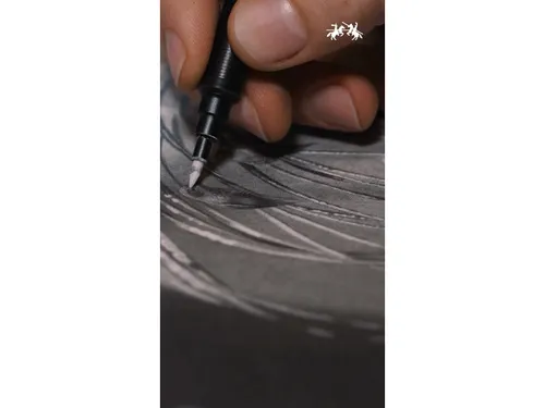 Gumpen Faber-Castell Precision zwart inclusief navulgummen