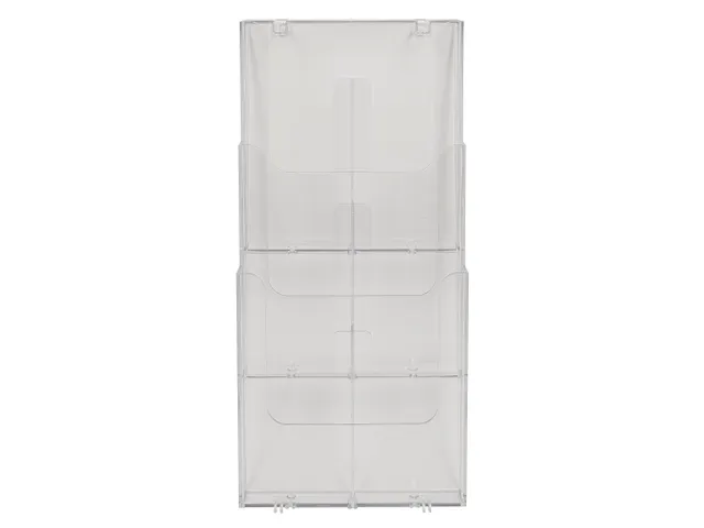 Wandfolderhouder A4 vertic (3) transp.