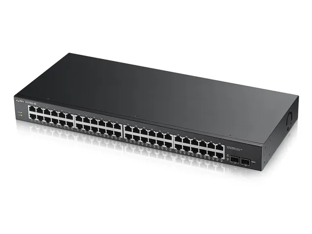 Zyxel GS1900-48 v2, 48-port GbE L2 Smart Switch, rackmount, L2, Gigabi