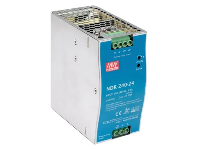 240 W Enkelvoudige Uitgang Industriële Din Rail Voeding 24 V 10 A