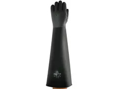 Gant long caoutchouc Ansell AlphaTec 87-108 noir taille 7,5