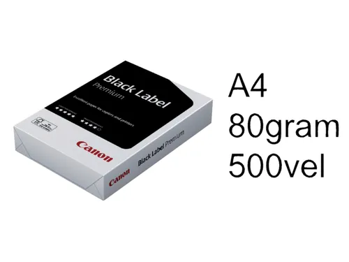 Kopieerpapier Canon Black Label Premium A4 80 Gram Wit 500 Vel
