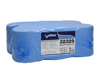 Poetspapier Celtex Centerfeed Midi 2-laags blauw 108 meter krimp a 6 r - 1