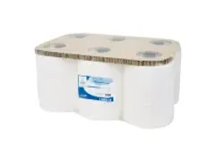OUTLET Handdoekrol Euro Motion 120214 Cellulose 2-laags Wit 6 Rol