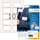 HERMA 4405 Naambadge textieletiketten A4 80x50mm Wit/rood 200 stuks