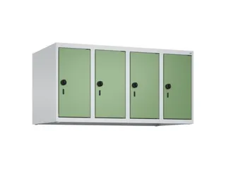 opzetkast,v. locker,4vak.,vak B 250mm,HxBxD 500x1000x500mm,vleugeldeur - 1