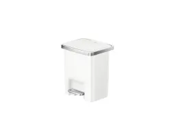 Hana 2 Pedaalemmer 15 liter Wit