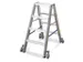 Échelle Pliante Aluminium Double Accès Roulante L 1 71m 2x4marches