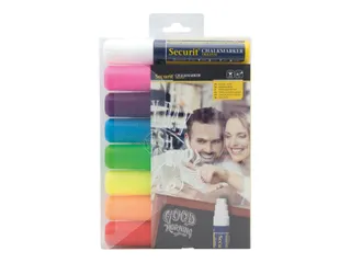 Krijtstift Securit Sma-720 Blokpunt 7-15mm Assorti 8 Stuks - 5