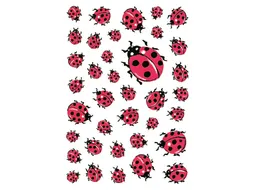 Sticker Etiket Herma 5439 Lieveheersbeestje 111 stuks
